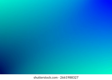 Degradado de color en transición de azul vibrante a verde refrescante, perfecto para proyectos de diseño.