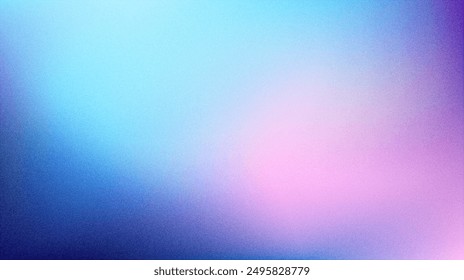 Color grainy gradient background, Blue gradient background with noise texture