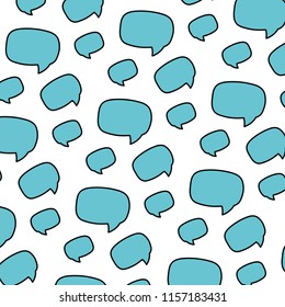 color graphic chat bubble message background