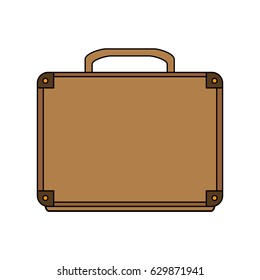 color graphic executive briefcase with handle