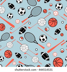 color graphic pattern sporting goods on a blue background