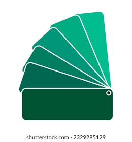 color green palette. Vector illustration. EPS 10.