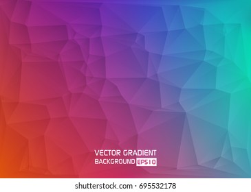 Color Grid Crystal Background, Creative Design Templates. Vector illustration.