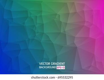 Color Grid Crystal Background, Creative Design Templates. Vector illustration.
