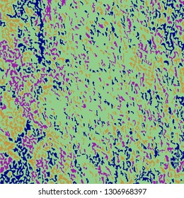 Color Grunge Background. Abstract Colorful Vector Texture with Scratched Lines, Spots and Blobs for Wallpaper, Print, Card. Modern Rough Multicolor Background with Different Elements.