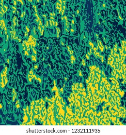 Color Grunge Background. Abstract Multicolor Vector Texture with Scratched Lines, Spots and Blobs for Banner, Card, Wallpaper. Modern Rough Colored Pattern with Different Elements. 