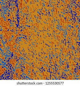 Color Grunge Background. Abstract Multicolor Texture with Scratched Lines, Spots and Blobs for Card, Print, Mobile Applications. Modern Rough Colored Pattern with Different Elements.
