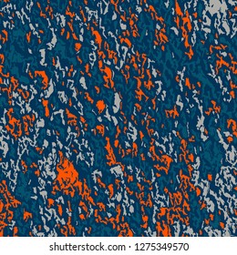 Color Grunge Background. Abstract Multicolor Texture with Scratched Lines, Spots and Blobs for Card, Print, Mobile Applications. Retro Rough Colored Pattern with Different Elements.