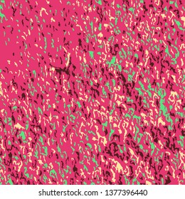 Color Grunge Background. Abstract Multicolor Vector Texture with Scratched Lines, Spots and Blobs for Banner, Card, Wallpaper. Modern Rough Colored Pattern with Different Elements. 