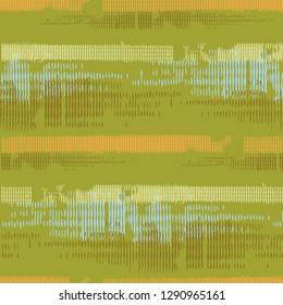 Color Grunge Background. Abstract Scratched Texture with Ragged Brushstrokes. Scribbled Grunge Pattern for Dress, Curtain, Tablecloth. Colorful Vector Background for your Design.