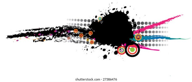 color grunge decoration