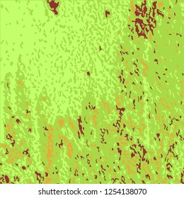 Color Grunge Pattern. Abstract Colorful Vector Texture with Scratched Lines, Spots and Blobs for Print, Card, Banner. Modern Rough Multicolor Background with Different Elements.