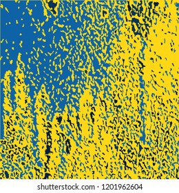 Color Grunge Pattern. Abstract Multicolor Vector Texture with Scratched Lines, Spots and Blobs for Print, Card, Banner. Modern Rough Colored Pattern with Different Elements. 