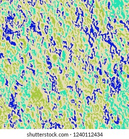 Color Grunge Pattern. Abstract Multicolor Texture with Scratched Lines, Spots and Blobs for Web Applications, Wallpaper, Print. Retro Rough Colored Pattern with Different Elements. 