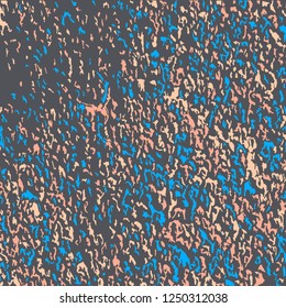 Color Grunge Pattern. Abstract Multicolor Vector Texture with Scratched Lines, Spots and Blobs for Banner, Card, Wallpaper. Vintage Rough Colored Background with Different Elements.