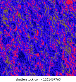 Color Grunge Pattern. Abstract Multicolor Texture with Scratched Lines, Spots and Blobs for Wallpaper, Print, Card. Trendy Rough Colored Background with Different Elements.