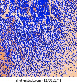 Color Grunge Pattern. Abstract Multicolor Vector Texture with Scratched Lines, Spots and Blobs for Web Applications, Wallpaper, Print. Vintage Rough Colored Pattern with Different Elements. 