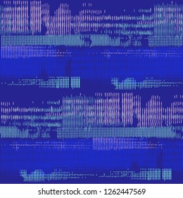Color Grunge Pattern. Abstract Scratched Texture with Ragged Brushstrokes. Scribbled Grunge Rapport for Cotton, Print, Textile. Colorful Vector Background for your Design.