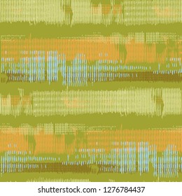 Color Grunge Pattern. Abstract Scratched Texture with Ragged Brushstrokes. Scribbled Grunge Pattern for Linen, Paper, Tablecloth. Colorful Vector Background for your Design.