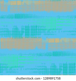 Color Grunge Pattern. Abstract Scratched Texture with Ragged Brushstrokes. Scribbled Grunge Rapport for Fabric, Cloth, Textile. Colorful Vector Background for your Design.