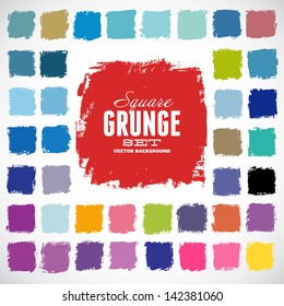 Color grungy vector abstract hand-painted background