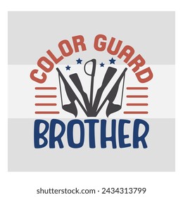 Color Guard Cut Files, Color Guard Brother, Marching Band, Color Guard Flag, Color Guard Quotes, Typography Design, t-shirt design svg