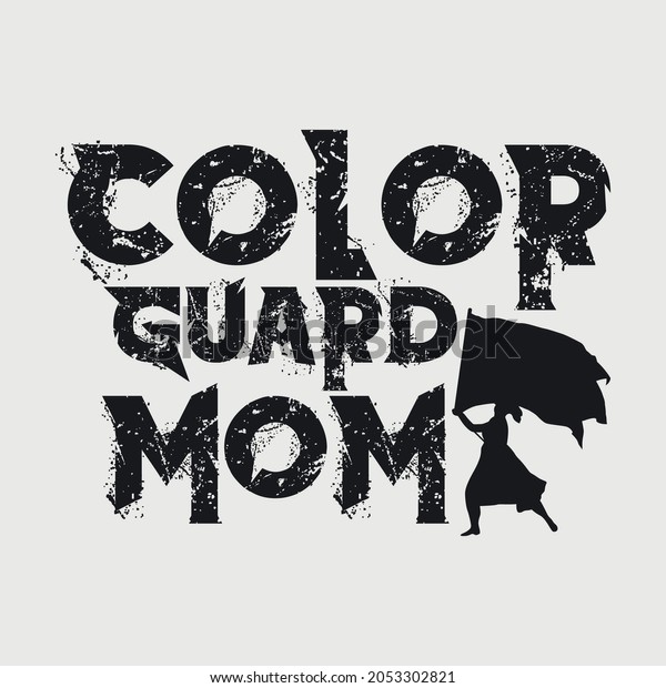 Color Guard Mom\
Svg Typography Vector\
Design