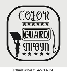 Color Guard SVG Printable Vector Design