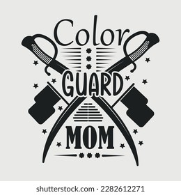 Color Guard SVG Printable Vector Design