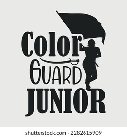 Color Guard SVG Printable Vector Design