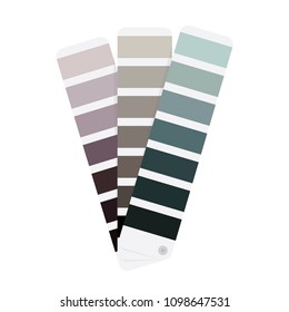 Color Guide Book, Palette, Color Palette Guide, Vector Icon Illustration Background