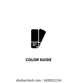 color guide icon vector. color guide sign on white background. color guide icon for web and app