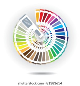 Color guide to match colors for printing