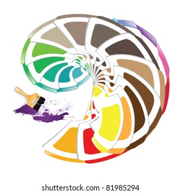 Color guide to match colors for printing