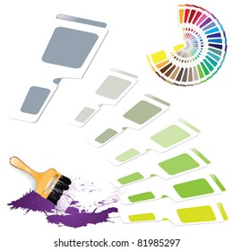 Color guide to match colors for printing