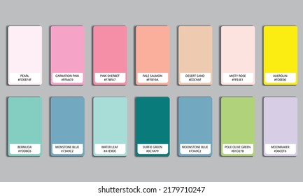 color guide vector for baby product design