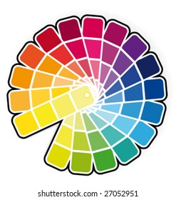 Color guide vector illustration