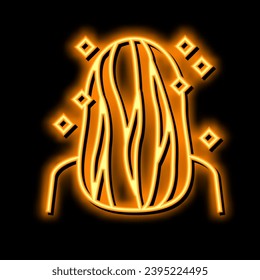 color hair extensions neon light sign vector. color hair extensions illustration