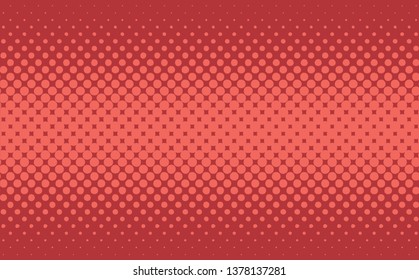 Color halftone background