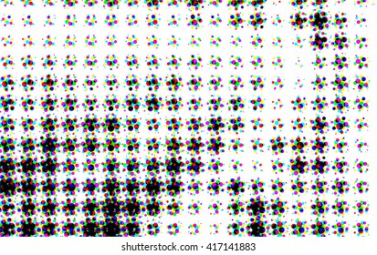 Color halftone background.