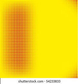 Color halftone background