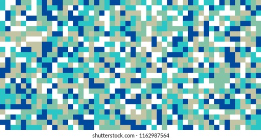 Color Halftone Background. Abstract Digital Texture with Color Squares for Print, Banner, Card, Web and Mobile Applications. Modern Tech Halftone Pattern with Color Pixels. Vector Texture.