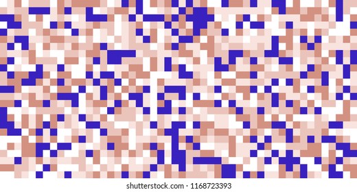 Color Halftone Background. Abstract Digital Texture with Color Squares for Print, Banner, Card, Web and Mobile Applications. Retro Tech Halftone