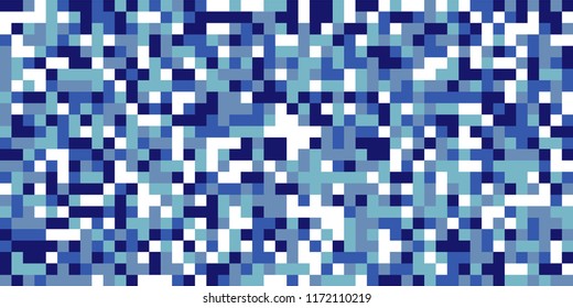 Color Halftone Background. Abstract Digital Texture with Color Squares for Print, Banner, Card, Web and Mobile Applications. Trendy Tech Halftone