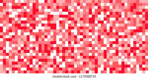 Color Halftone Background. Abstract Digital Texture with Color Squares for Print, Banner, Card, Web and Mobile Applications. Vintage Tech Halftone Pattern with Color Pixels. Vector Texture.