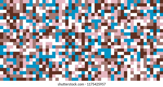 Color Halftone Background. Abstract Digital Texture with Color Squares for Print, Banner, Card, Web and Mobile Applications. Retro Tech Halftone
