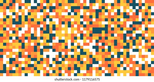 Color Halftone Background. Abstract Digital Texture with Color Squares for Print, Banner, Card, Web and Mobile Applications. Trendy Tech Halftone