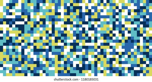 Color Halftone Background. Abstract Digital Texture with Color Squares for Print, Banner, Card, Web and Mobile Applications. Retro Tech Halftone