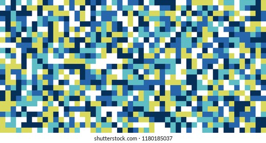 Color Halftone Background. Abstract Digital Texture with Color Squares for Print, Banner, Card, Web and Mobile Applications. Modern Tech Halftone
