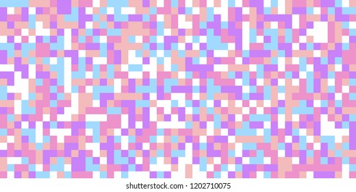 Color Halftone Background. Abstract Digital Texture with Color Squares for Print, Banner, Card, Web and Mobile Applications. Vintage Tech Halftone